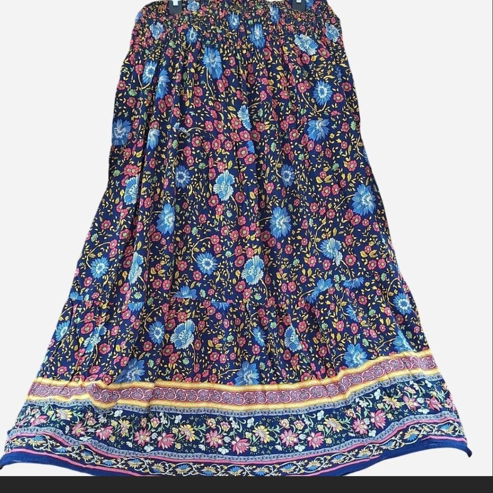FASHION, maxi skirt, multi color